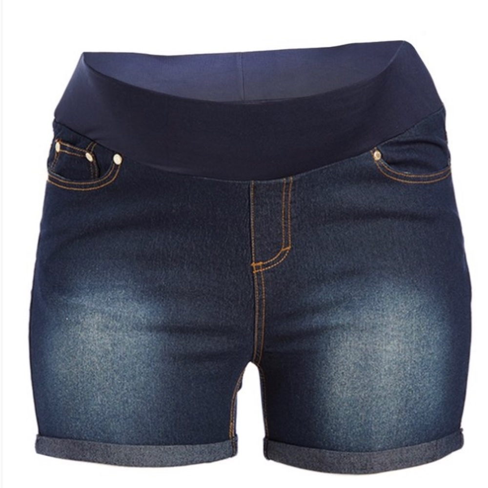 NWT maternity shorts - size Medium - Dark wash